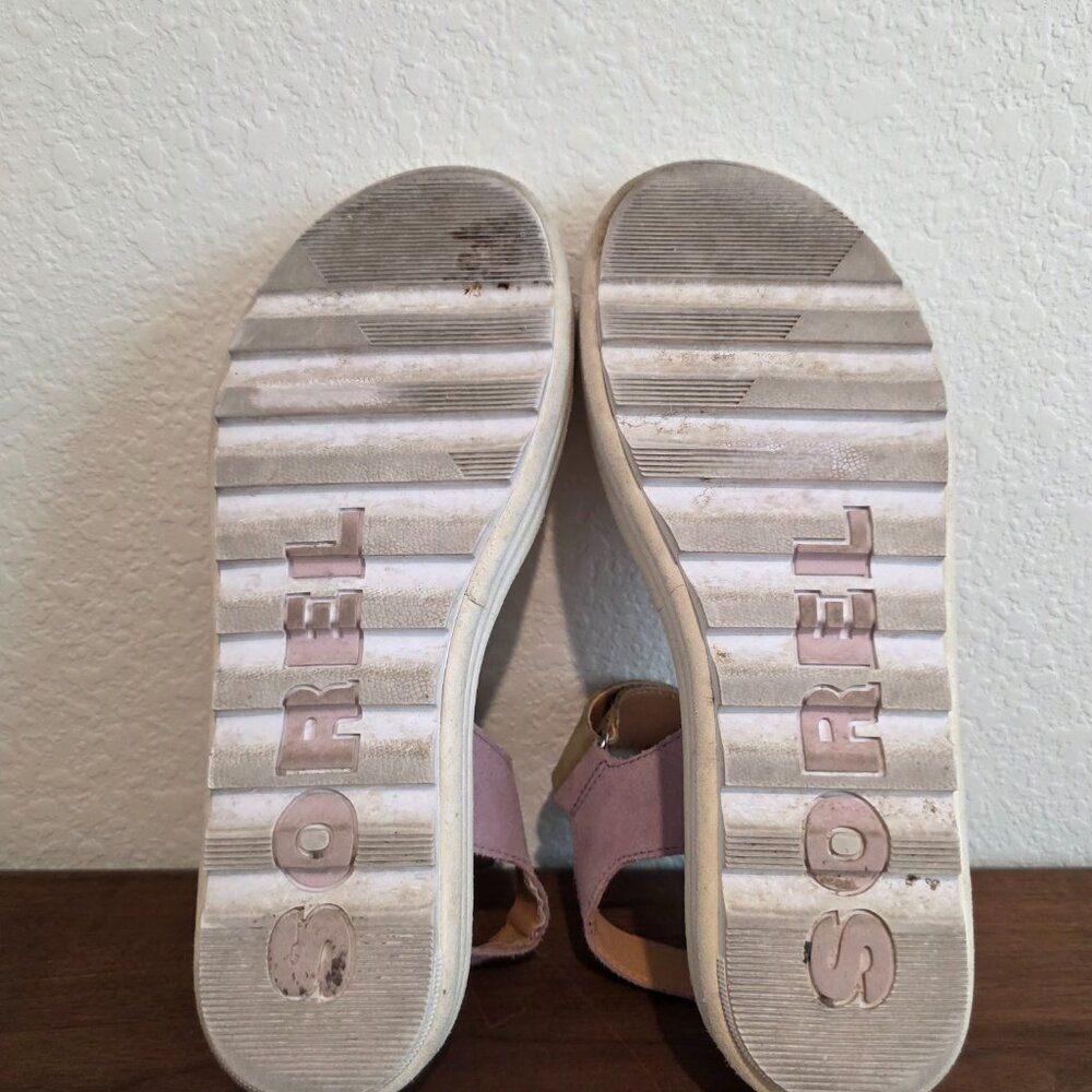 Sorel Women's Cameron Flatform Sandals Sz 9.5 - Picture 7 of 8